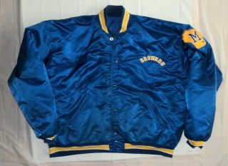 George Scott 1974 - 76 Milwaukee Brewers Game Sand Knit Jacket