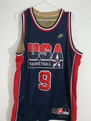 Nike Jersey Dream Team Usa Michael Jordan 9 Size Large