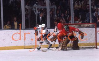 1977 Gary Simmons Cleveland Barons - 35mm Hockey Slide
