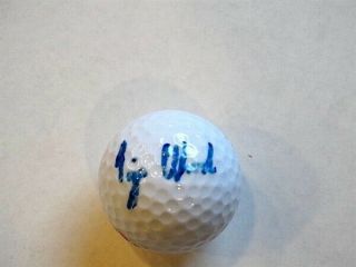 Tiger Woods Signed Golf Ball From College Jsa Authentication