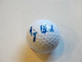 Tiger Woods signed golf ball from college JSA authentication 2