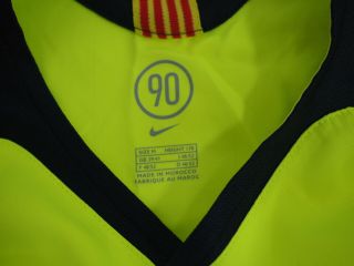 2005 - 2006 FC Barcelona Barca Jersey Shirt Camiseta Away Nike Long Sleeve L/S M 3