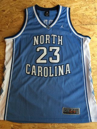 Pre - Owned Nike Elite Team North Carolina Michael Jordan Jersey 23 Size Xl Unc