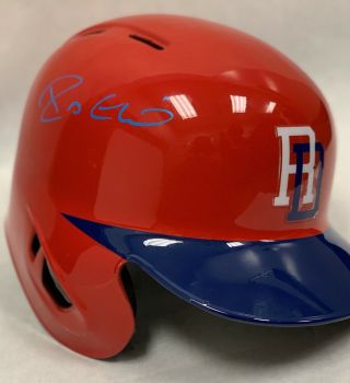 Robinson Cano Signed And Game Dominican Republic National Team Helmet