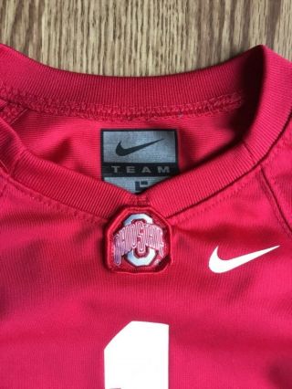 Nike Toddler SZ 5 Ohio State Buckeyes Football Home Jersey Number 1 6