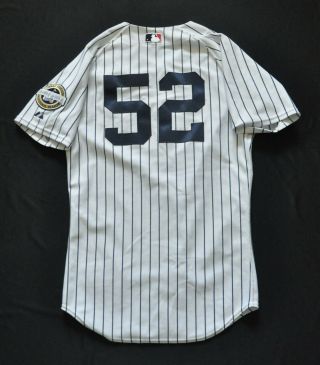 Cc Sabathia 52 York Yankees Jersey Pinstripe Sewn Authentic Majestic 40 M