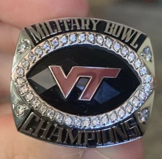 Virginia Tech Hokies Player Championship Military Bowl Ring Football 2014