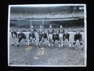 Dec.  9th,  1938 York Giants Football Wire Photograph