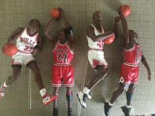 Rare Michael Jordan Lifetime Achievement 4 Piece Figurine by Danbury 2