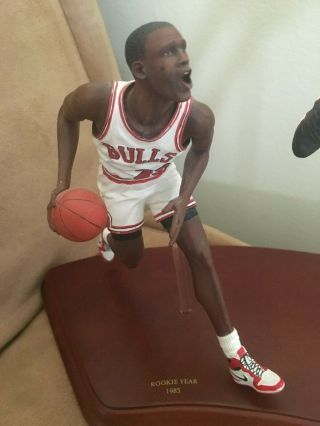Rare Michael Jordan Lifetime Achievement 4 Piece Figurine by Danbury 3