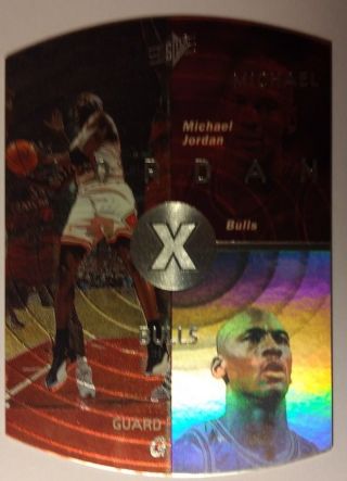 Michael Jordan 1998 98 Upper Deck Spx 6,  Rare Red Foil Sp Holoview Insert