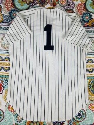 Jim Layritz York Yankees 1989 Albany Game Worn Baseball Jersey Pants Wilson 5