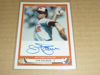 2005 Upper Deck Origins Jim Palmer Autograph/auto Orioles B5970