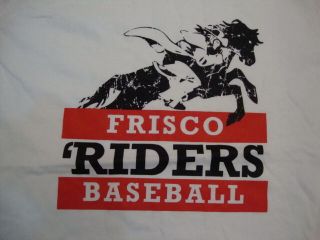 Mlb Frisco Roughriders Fan Texas Minor League Baseball White T Shirt L