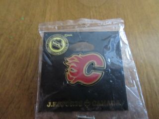 Style 1 Inch Calgary Flames Pin Nhl Hockey