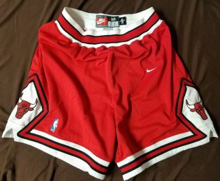 Chicago Bulls Size 38 Nike Authentic Pro Cut Jersey Shorts Michael Jordan