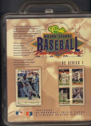 1992 Classic Major League Baseball Trivia Board Game Series 1 Factory