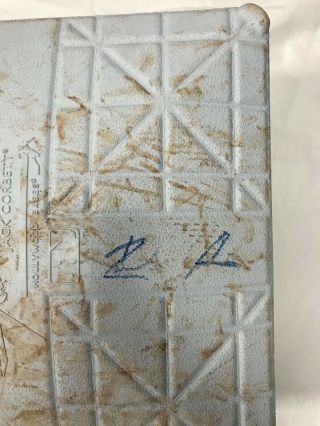 Ronald Acuna Braves Autographed Game 8/23/18 1st Base vs.  Marlins MLB 3