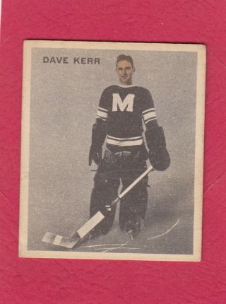 1933 - 34 V357 Ice Kings World Wide Gum 19 Dave Kerr