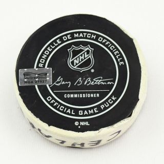 2018 - 19 David Krejci Boston Bruins Game - Goal - Scored Puck - Grzelcyk Assist 2