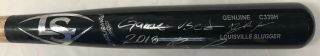 Ronald Acuna Braves Autographed Game 2018 ST C339H Louisville Slugger Bat 3