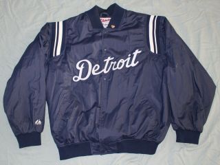 Detroit Tigers Script Baseball Jacket Men 