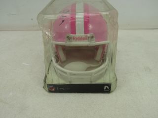 Riddell Breast Cancer Awareness Dallas Cowboys Mini Helmet - Signed By Tony Romo