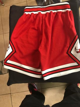 Mitchell & Ness Chicgao Bulls Shorts 1997 - 98 Chicago Bulls Size 40 (m) Hardwoo