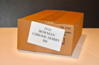 2016 Bowman Chrome Baseball 12 - Box Case Guerrero Soto Tatis Rc Auto