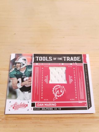 2010 Absolute Memorabilia Tools Of The Trade Dan Marino Patch /250 Dolphins
