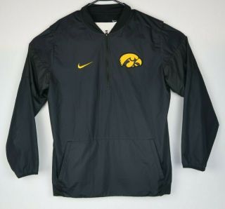 Nike University Of Iowa Hawkeyes Football Dri Fit Windbreaker Jacket Size L