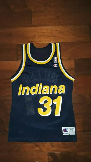 Indiana Pacers Reggie Miller Champion Jersey,  Size 36