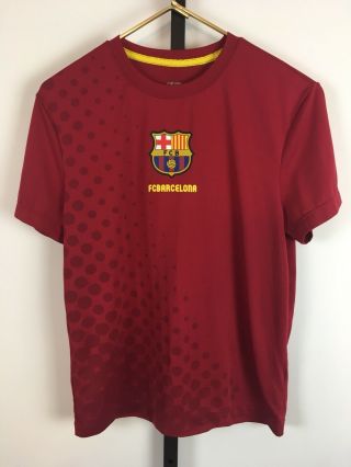 Fc Barcelona Soccer Shirt Men’s Size Small.  Rare Design.