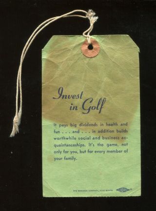 1941 (45th Annual) USGA US Open Golf Championship Pass Ticket (Craig Wood) RARE 2