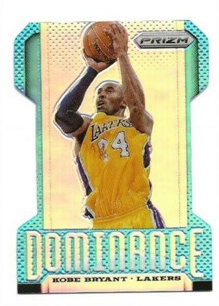 2013 - 14 Panini Prizm Kobe Bryant Blue Die Cut Refractor /199 Los Angeles Lakers