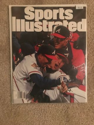 Sports Illustrated November 6,  1995 Atlanta Braves Championship