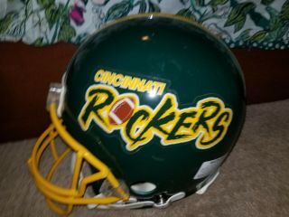 Cincinnati Rockers Arena Football League Game Worn Helmet