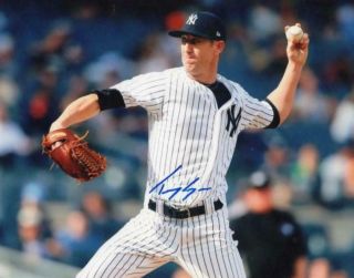 Tommy Layne York Yankees Signed Autographed 8x10 W/