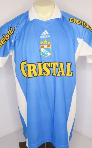 Vtg 90s Adidas Sporting Cristal Peru Soccer Jersey Men 