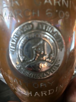 1909 Winter Carnival Harvard Athletic Association Loving Cup Trophy Boston Ma 5