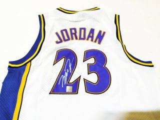 Nba Washington Wizards No.  23 Michael Jordan Autographed Jersey,  & Package
