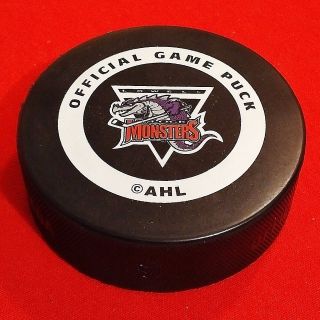 Lowell Lock Monsters - Official Game Puck - Ahl American Hockey League