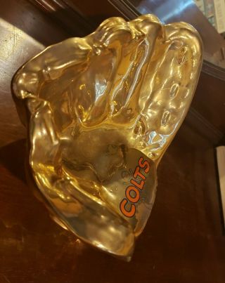 RARE 1960s Houston Colts 45’s Astros Baseball Ceramic Gold Glove Great Display 8