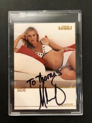 Maria Sharapova - 2006 Si Sports Illustrated Swimsuit - Personalized Auto Card
