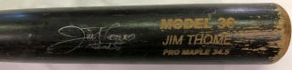 Jim Thome Cleveland Indians 25 Autographed Game XBAT Model 36 Custom Bat 2