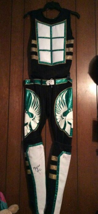 Wwe Ring Worn Mustafa Ali Complete Gear Outfit Autograph Signed