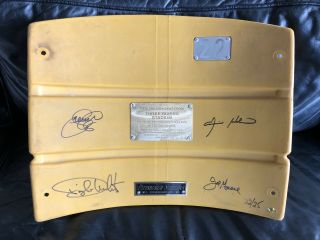 Pittsburgh Steelers Three Rivers Stadium Seat Back Signed By The Steel Curtain