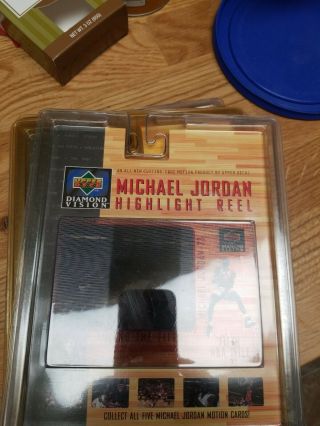 Upper Deck Diamond Vision Michael Jordan Highlight Reel Motion Card Set