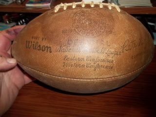 Wilson " The Duke " National Football League Football,  Pete Rozelle,  Thorp 2