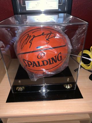 Michael Jordan Autographed Basketball Verfied By Upper Deck 2013
